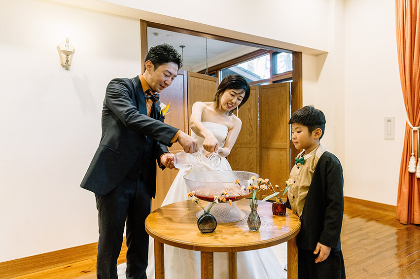 結婚式をまんなかに11