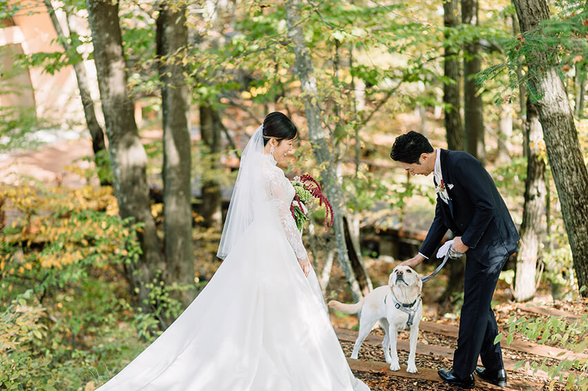 結婚式をまんなかに5